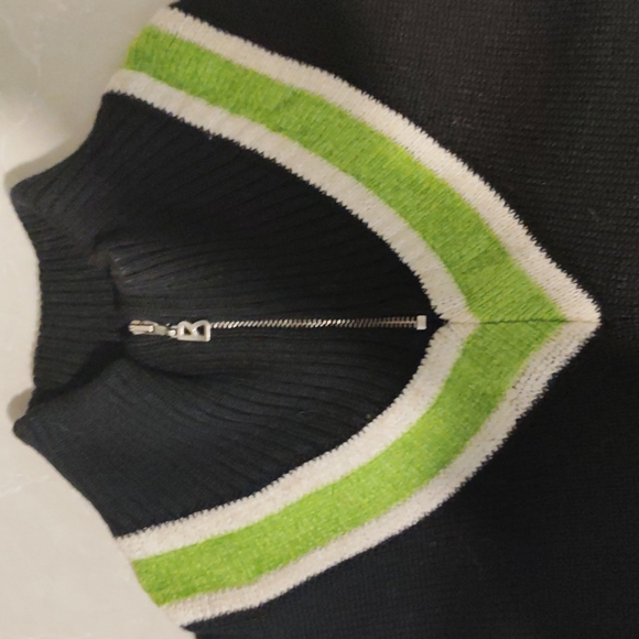 BOGNER Wool Ski Sweater Size Large Navy - Picture 1 of 11